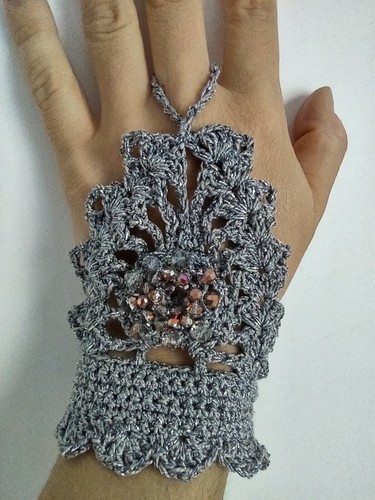 Baciamano bracciale con anello - baciamano,