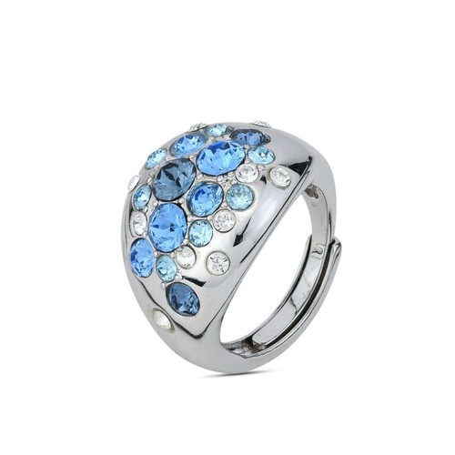 Anello boccadamo rodiato con - anello,