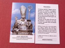  SANTINO SAN BIAGIO VESCOVO E MARTIRE DI SEBASTE PATRONO DI MARATEA