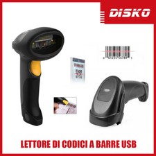 LETTORE CODICE A BARRE BARCODE SCANNER PISTOLA LASER SCANNER USB PREZZO 