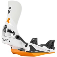 Union Atlas Così Attacchi Snowboard Step On per Burton Bianco Orange Nuovo