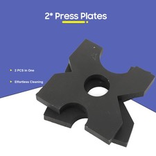 2 pezzi piastra pressatrice