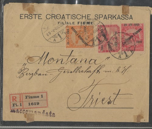 Regno fiume storia postale - regno,