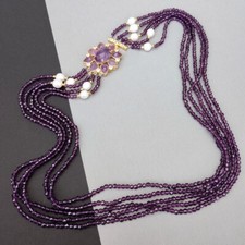 Collana perle bianche - collana, di
