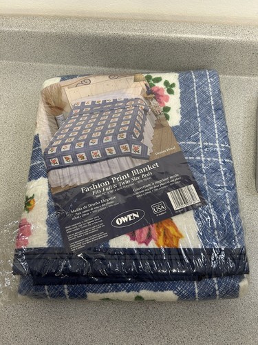 Coperta floreale vintage owen - coperta,