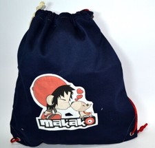 SACCA MAKAKO BLU NOTTE TESSUTO PALESTRA TEMPO LIBERO IDEA REGALO BAMBINA