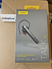 Jabra Talk 45 Nero Auricolare Bluetooth Mono Orecchio HD Vocale Cancellazione Rumore Microfono