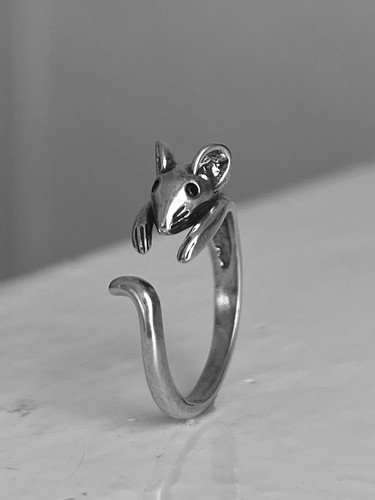 Anello topo vintage regolabile - anello,