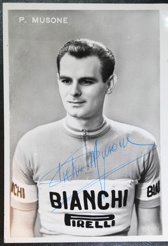 Cartolina ciclismo autografata - ciclismo,