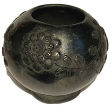 DÕNA ROSA 1900-1980 SAN BARTOLO OAXACA MEXICO BARRO NEGRO VINTAGE BLACKWARE POT