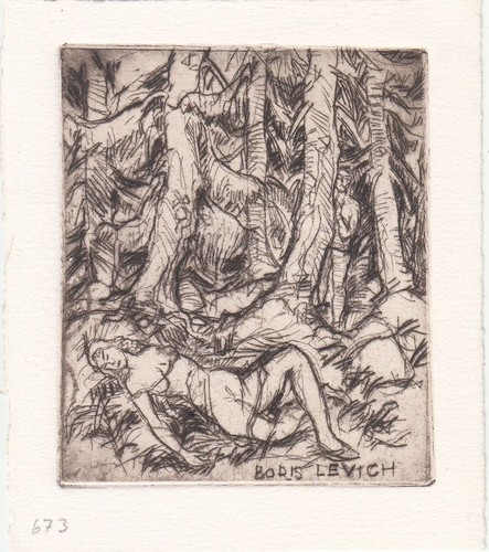 Exlibris bookplate radierung - exlibris,