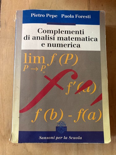 Complementi analisi - complementi,