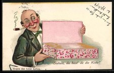 Cartolina Artistica Uomo con