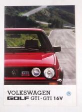 DEPLIANT - BROCHURE VW GOLF GTI - GTI 16V MK2 (59)
