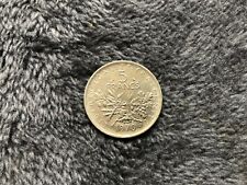 Moneta 5 franchi 1970 Francia France coin pièce de monnaie française francs