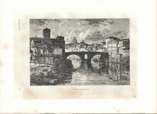 Stampa antica ROMA ISOLA