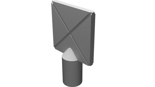 Supporto asta topografica - topografica, per