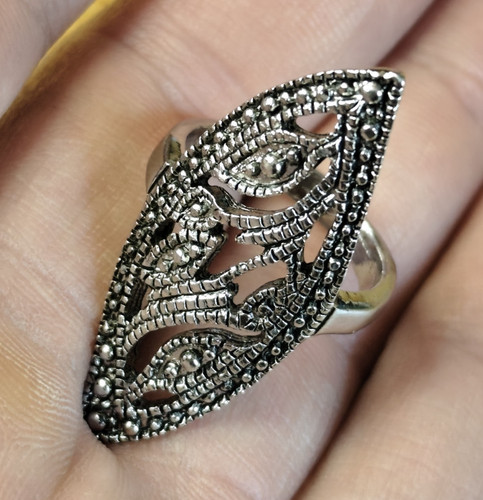 Anello vintage metallo diam - vintage,
