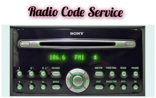 Ford radio pin code - radio,