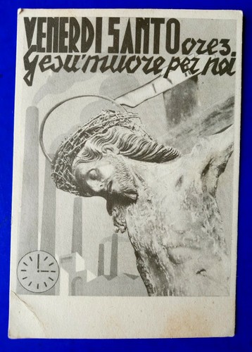 Cartolina venerdì santo - 🔵,
