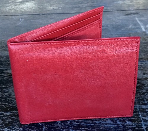Rolex leather red wallet - red,
