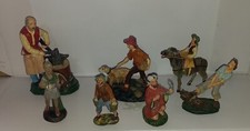 PAPIER-MÂCHÉ CRIB LOT OF 7