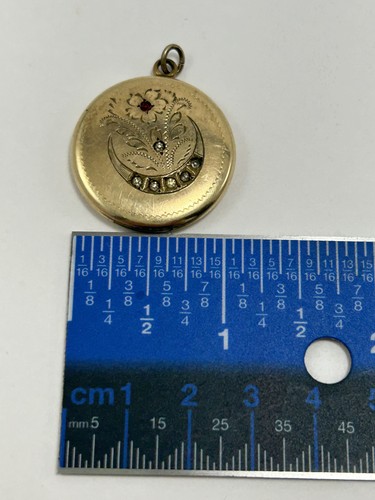 Antico ciondolo medaglione - , oro