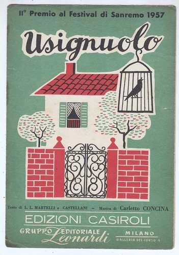 Spartito usignuolo claudio - spartito,