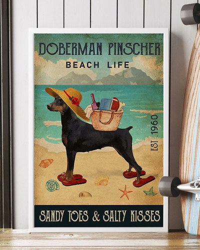 Poster cane doberman pinscher - doberman,