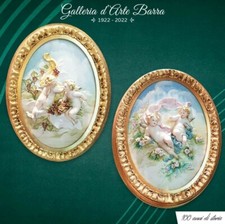 Capodimonte porcelain. Pair of