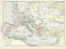 Carta geografica antica IMPERO