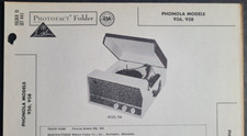 Phonola models 956 - 956, 958