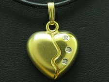 8kt 333 Oro Giallo Ciondolo a