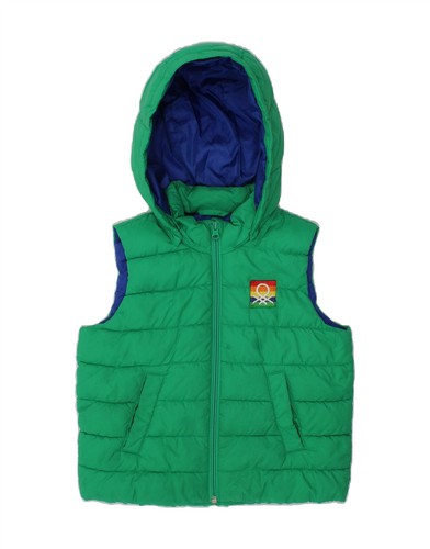 Gilet imbottito con cappuccio