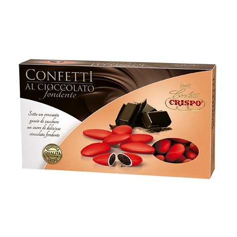 Confetti rosso cioccolato - confetti,