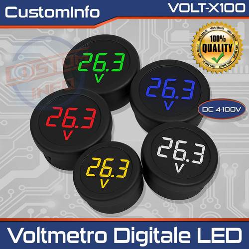 Voltmetro digitale led - digitale, dc