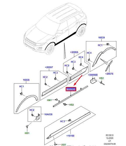 Rinforzo soglia land rover - rinforzo,