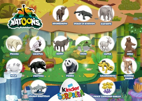 Kinder sorpresa natoons - kinder,