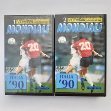 VHS MONDIALI CALCIO ITALIA 90 VIDEOCASSETTE FABBRI VIDEO 