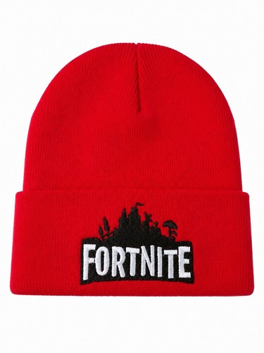 Fortnite red beanie - red, hat