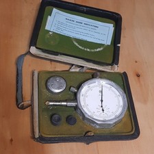 Swiss Hasler Indicatore di Velocità 58385 - Strumento Test Meccanico Vintage, Funzionante Raro