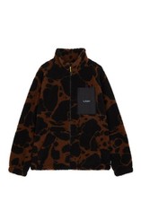 GIACCA IUTER MARBLE FUR ZIP