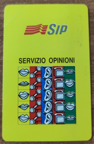 Scheda telefonica servizio