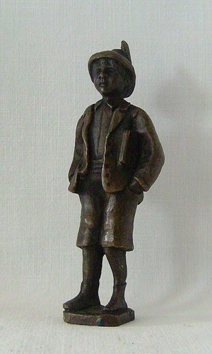 Antica scultura bambino - ✅,