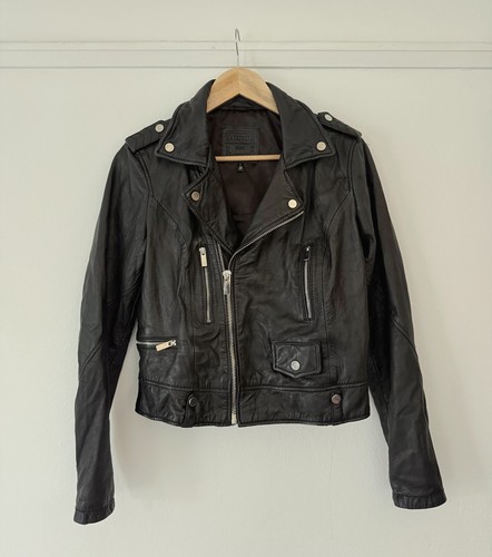 Giacca vera pelle bershka - in, |