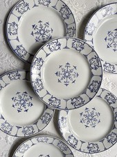 6 Assiettes Plates  terre de