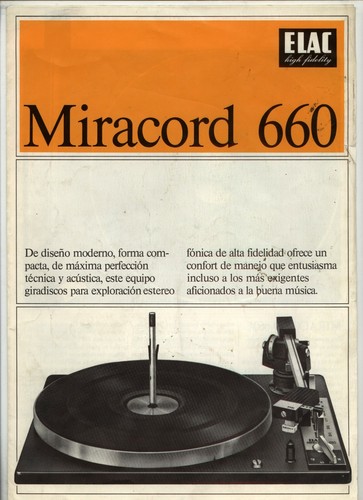 Elac miracord 660 - elac,
