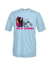 T-Shirt Fun J270 Play Old Skool Salagiochi Bicicletta