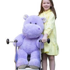 Peluche ippopotamo gigante