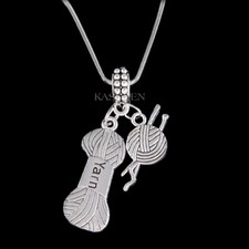 Fare a Maglia Seta Lana Storia Uncinetto Knitters ~ Nonna Compleanno Collana